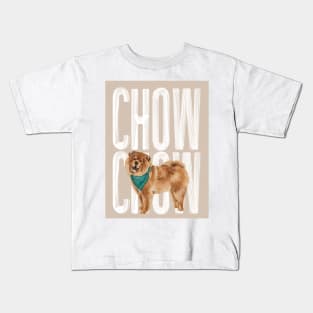 Chow Chow Dog Kids T-Shirt